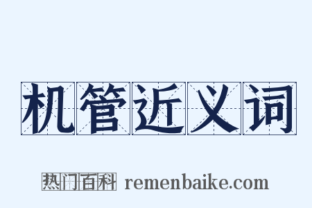 机管近义词是什么意思的图片
